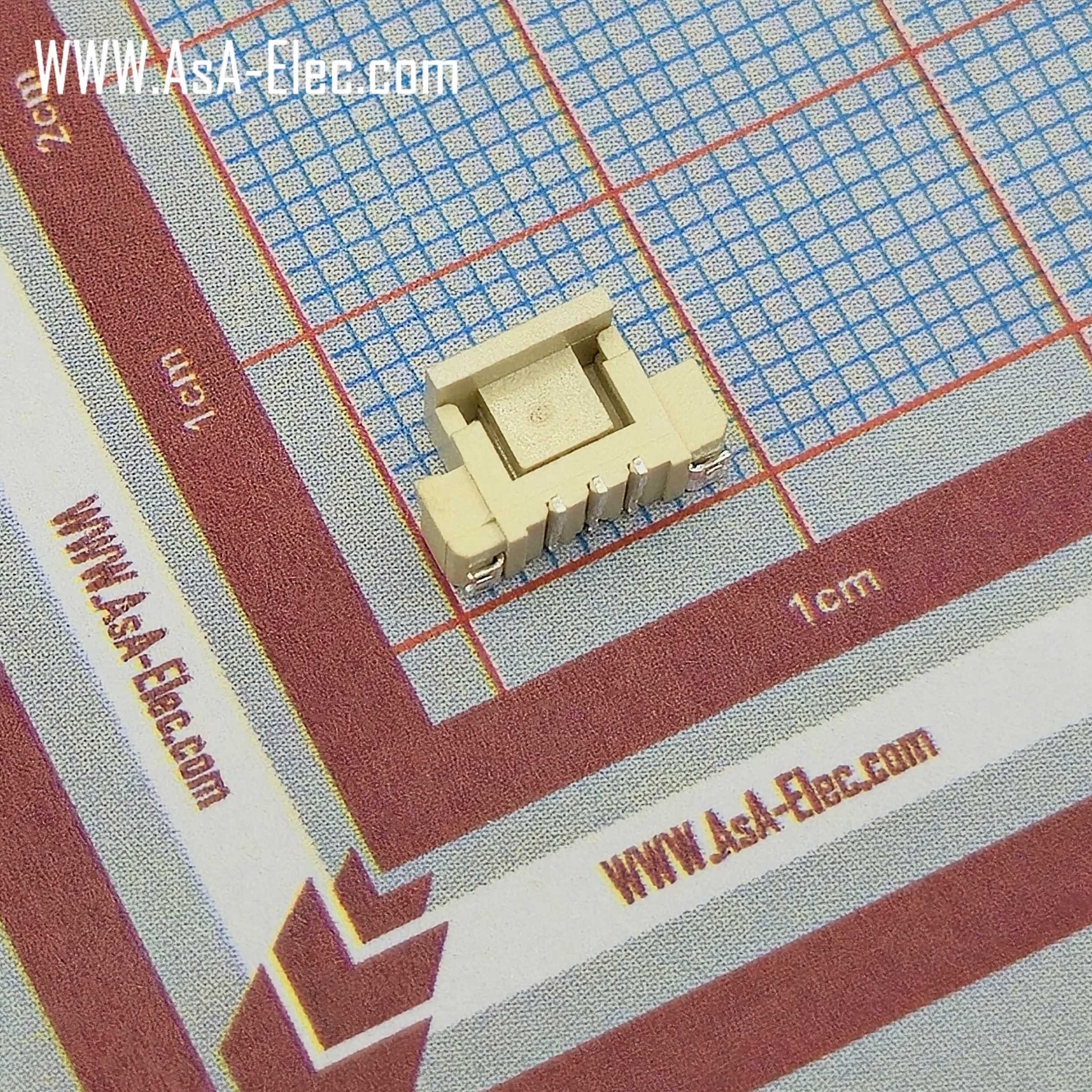کانکتور FH تیغه ای 1.25 میلی متر 3 پین نر SMD STRAIGHT